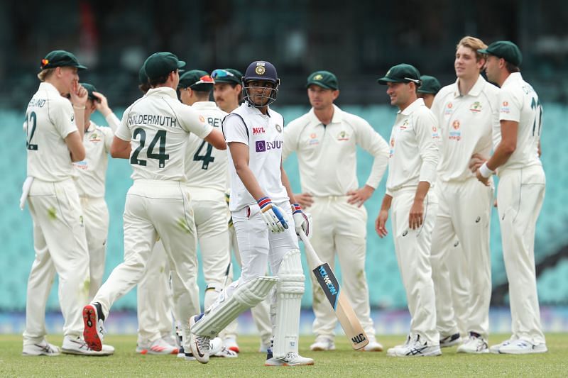 Shubman Gill was given out caught at slip