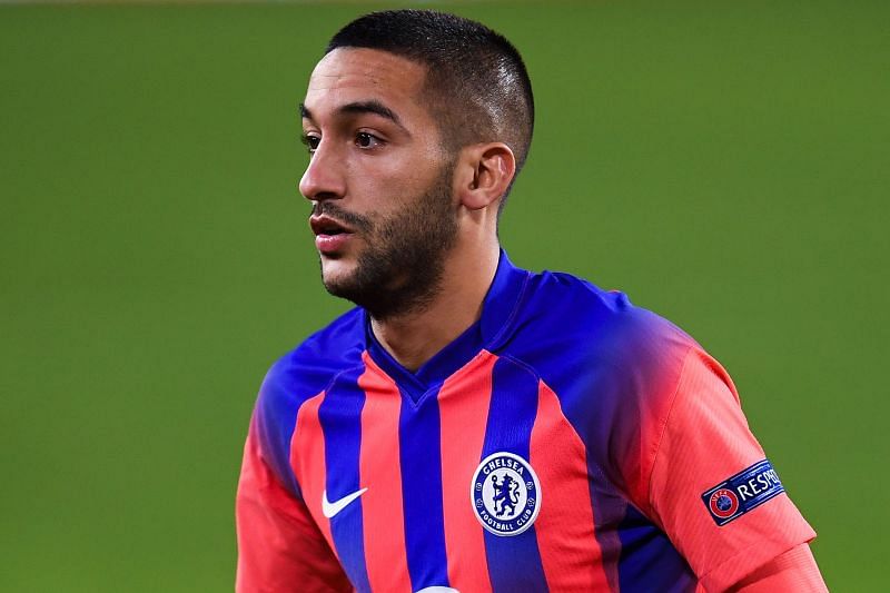 Ziyech in action for Chelsea