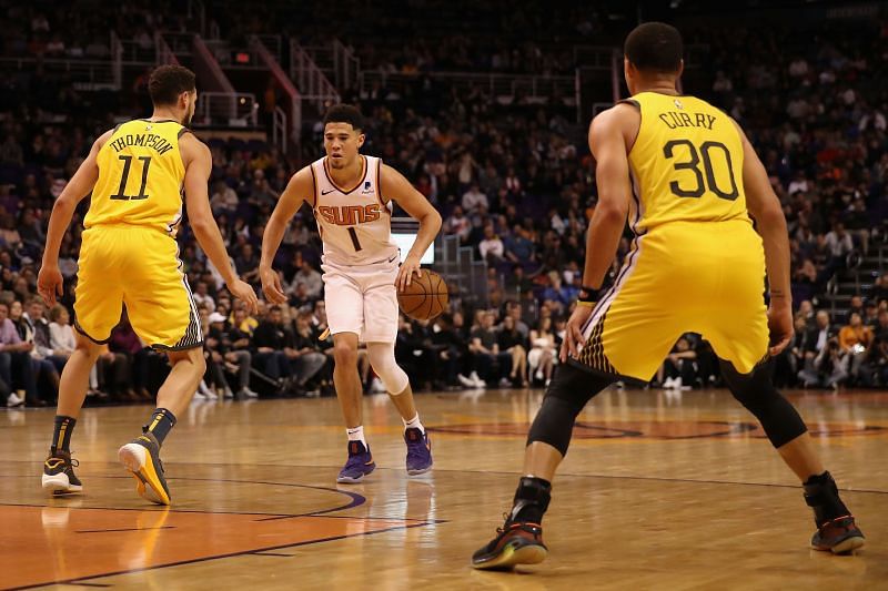 Stephen Curry and Klay Thompson