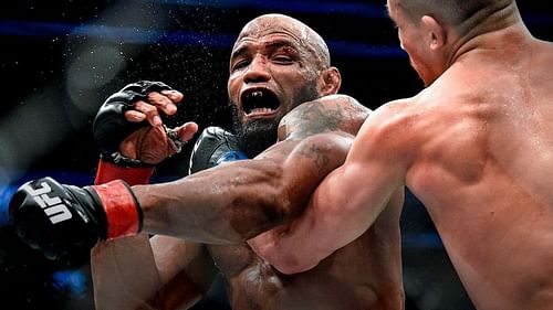 Yoel Romero (left) is a highly skilled KO artist