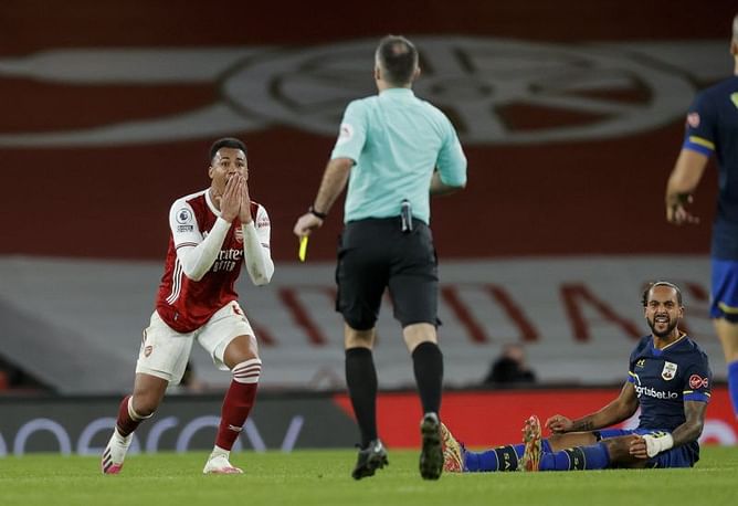 Arsenal’s lack of discipline results in more dropped points against Southampton