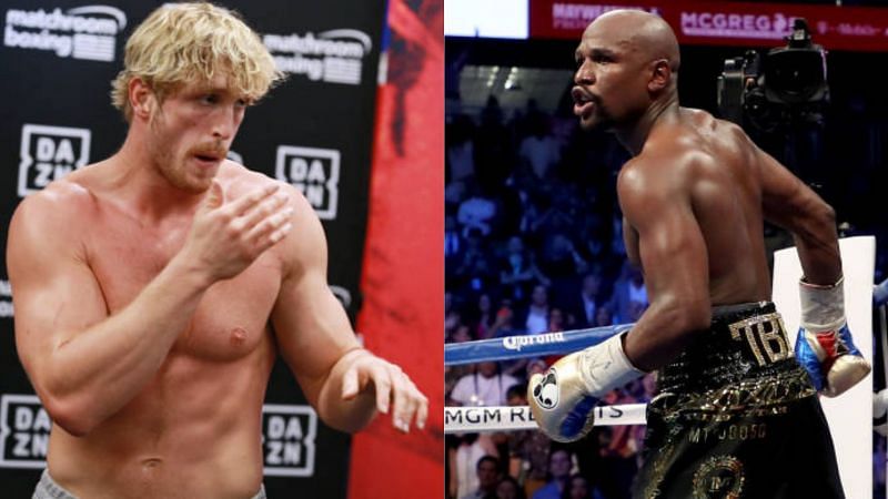 Logan Paul and Floyd Mayweather