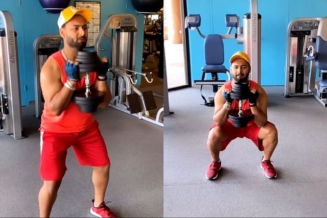 IND v AUS 2020: Rishabh Pant works on his lower limbs at the gym ahead of Boxing Day Test [Watch]
