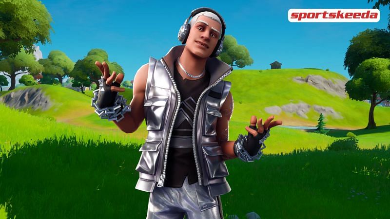 The Sterling set in Fortnite finally made it&#039;s way back to Fortnite after 435 long days (Image via Sportskeeda)