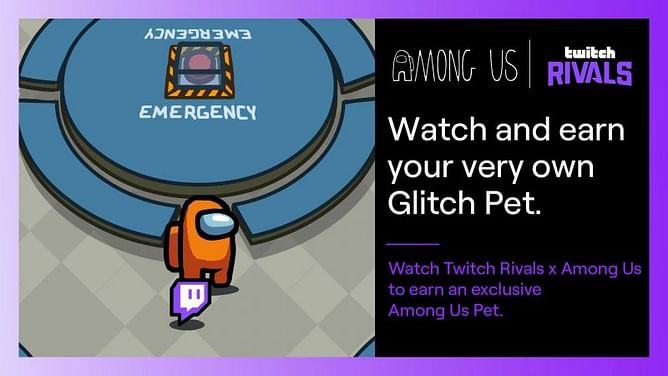 How do get the Twitch Glitch pet in Among Us