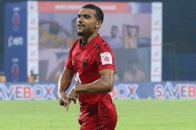 Kwesi Appiah is a crucial player for NorthEast United FC (Courtesy - ISL)