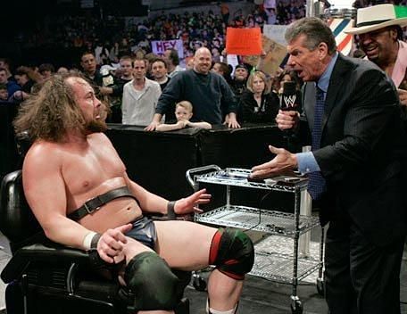 Eugene and Vince McMahon