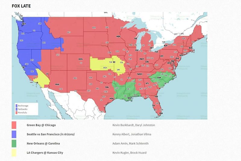 Week 17 FOX Late Coverage