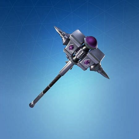 The Silver Sledge is a pick axe which is sold separately for 800 V-bucks in Fortnite, is also a part of the total Sterling outfit (Image via Epic Games)