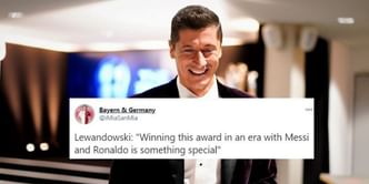 Twitter explodes as Robert Lewandowski pips Lionel Messi and Cristiano Ronaldo to FIFA Best Player award