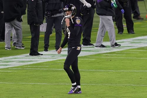 Baltimore Ravens kicker Justin Tucker