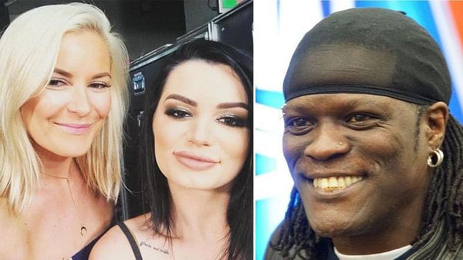Paige, R-Truth, and others react to Renee Paquette's baby gender reveal