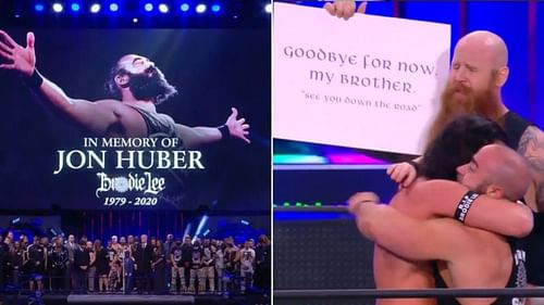 AEW paid tribute to Brodie Lee on tonight's Dynamite