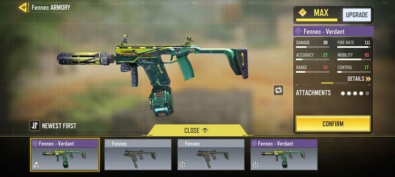 Fennec Verdant - Image via Call Of Duty Mobile