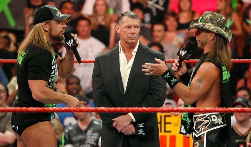 DX with Vince McMahon