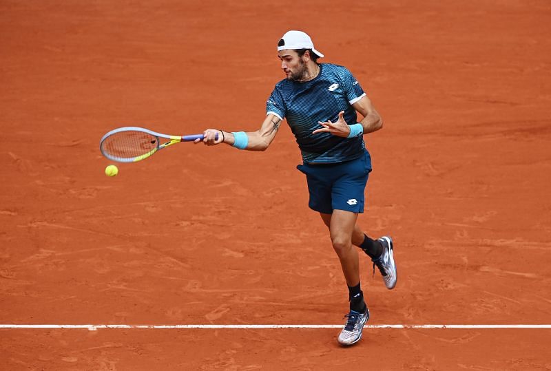 Matteo Berrettini at the 2020 French Open