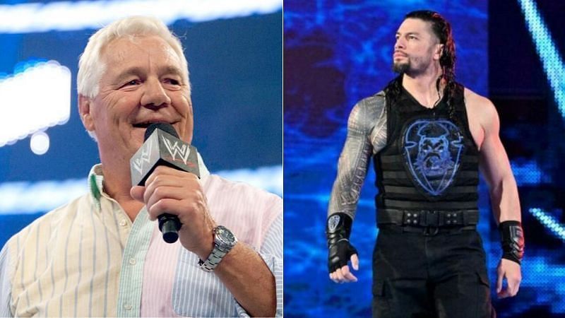 Pat Patterson and Roman Reigns