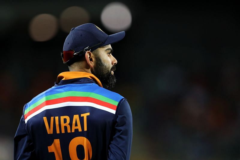 Virat Kohli during the ODI series versus Australia.