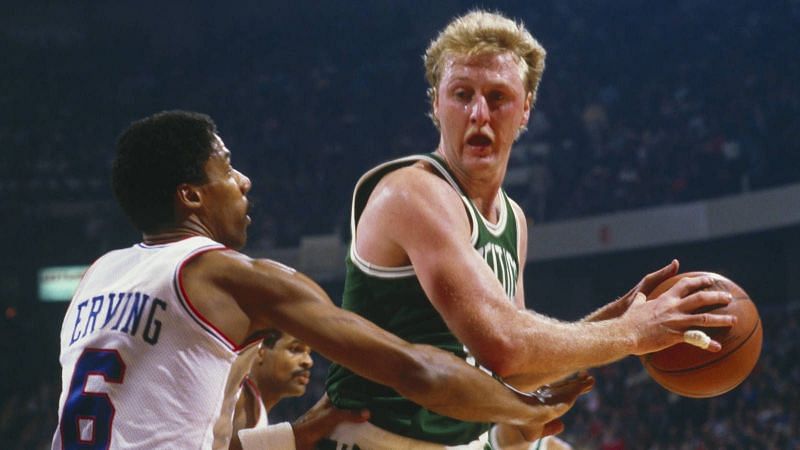 Larry Bird and Dr. J.