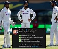IND v AUS 2020: "Worst day in Indian cricket" - Twitterati disappointed with India's 8-wicket loss