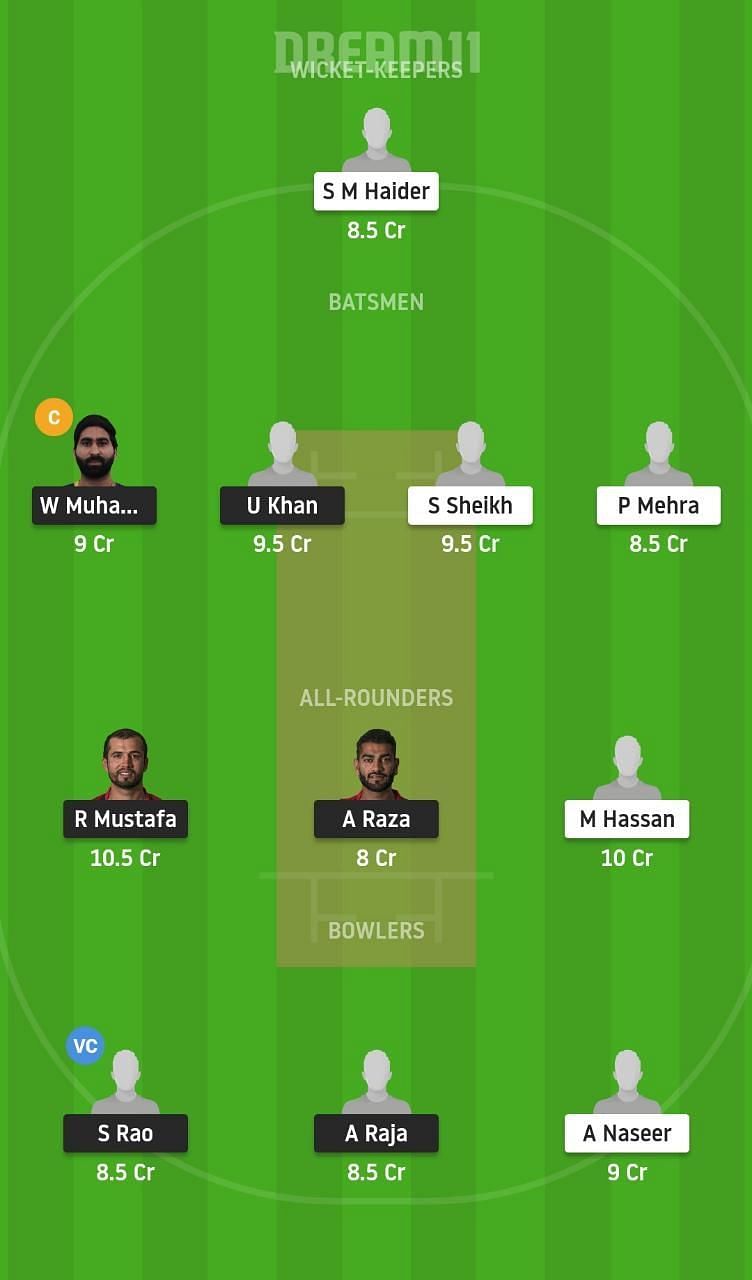 FUJ vs DUB Dream11 Tips