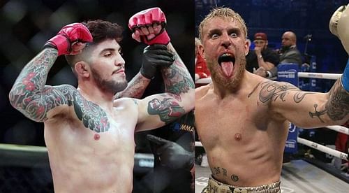 Dillon Danis (left); Jake Paul (right)