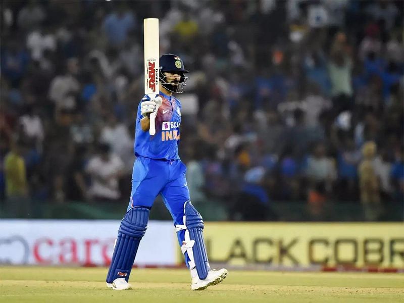 Virat Kohli&#039;s fine 72* along with MS Dhoni&#039;s 40 ensured that India posted a daunting total of 190-4 in their 20 overs