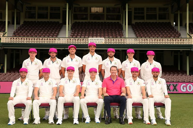 The Australian cricket team will wear &#039;Baggy Pink&#039; for the Pink Test at SCG