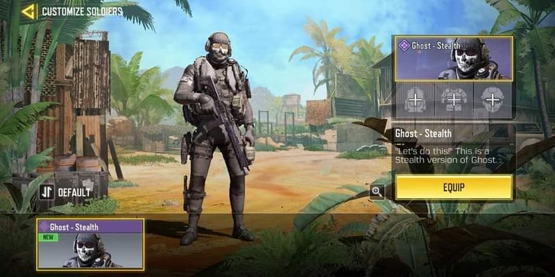 How to get free ghost skin in cod mobile  Cod mobile free ghost stealth  skin! 