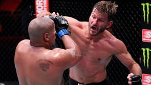 UFC heavyweight champion Stipe Miocic hits back at fan ridiculing how regularly he defends his belt