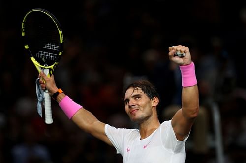 Rafael Nadal at the 2019 Rolex Paris Masters