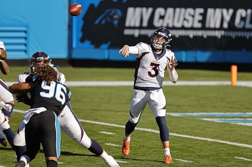 Denver Broncos QB Drew Lock Threw 4 Touchdowns Against The Carolina Panthers On Sunday