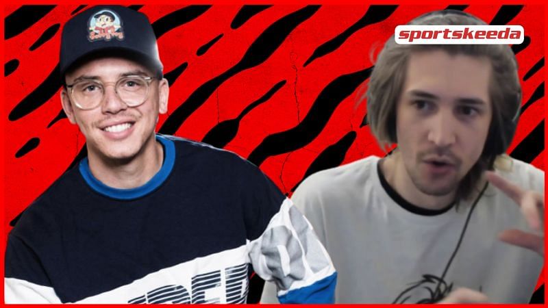 xQc and American rapper Logic.