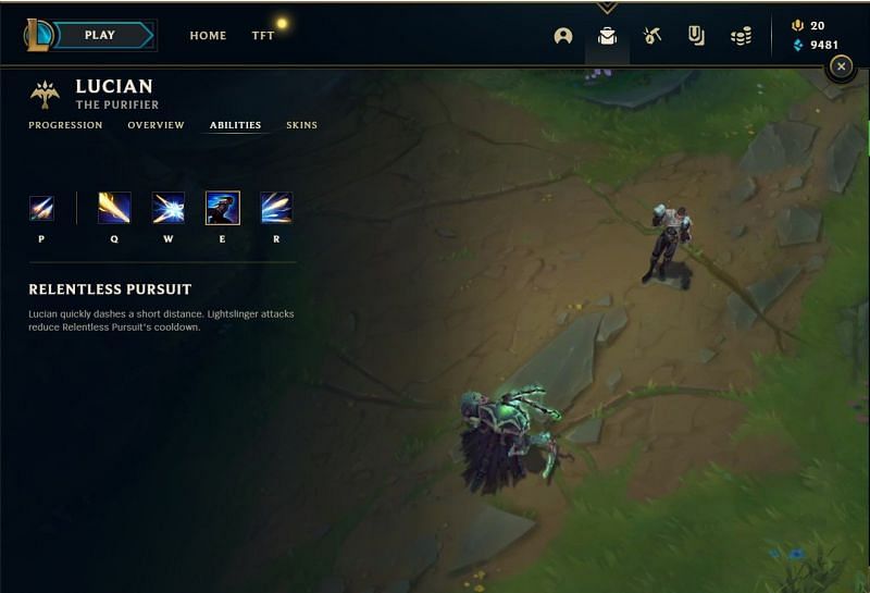 Screen grab from League of Legends client