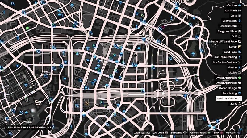 Legion Square Gta V Map Where Is The Christmas Tree In Gta Online?