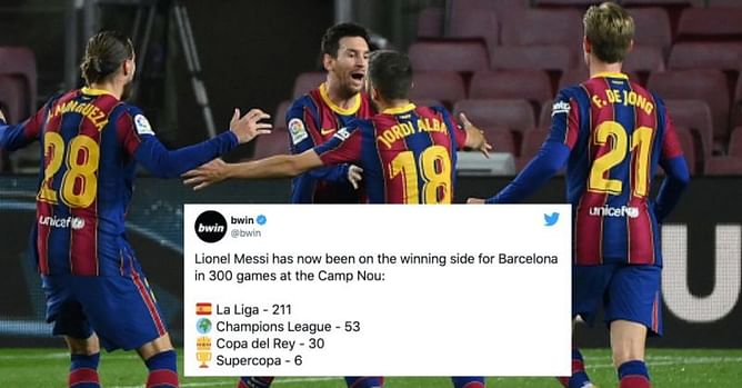 Twitter reacts to Barcelona's 2-1 victory over Real Sociedad