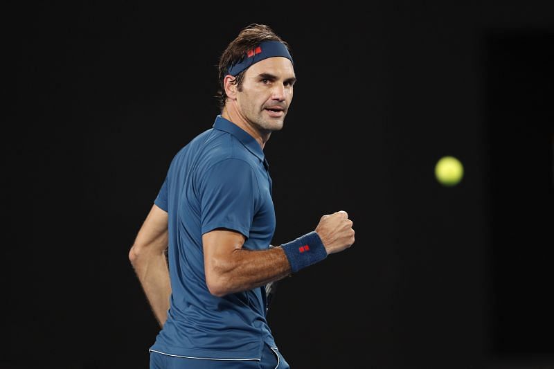 Roger Federer at the 2019 Australian Open
