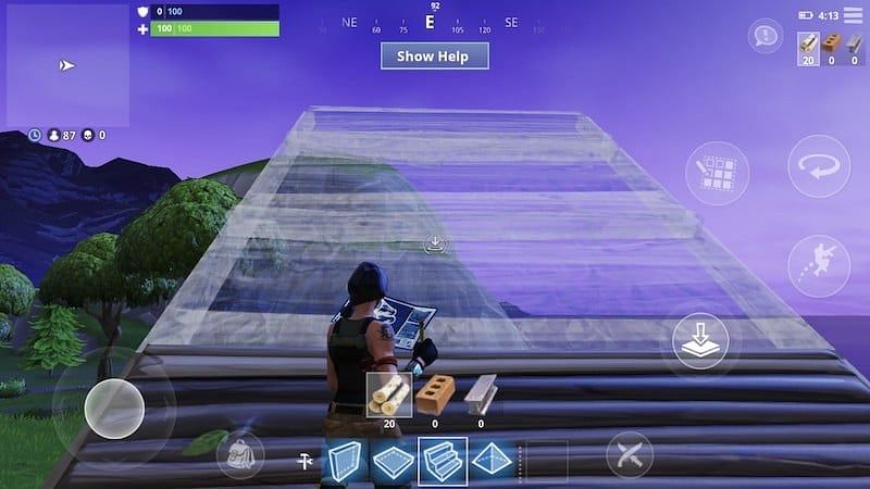 Fortnite Mobile (Image via Snapseed)