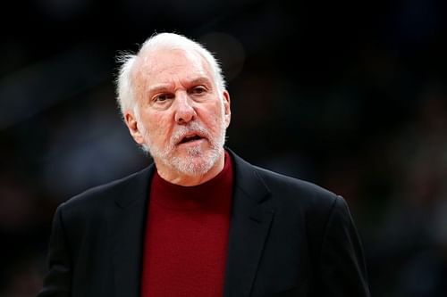 San Antonio Spurs' head coach, Gregg Popovich.