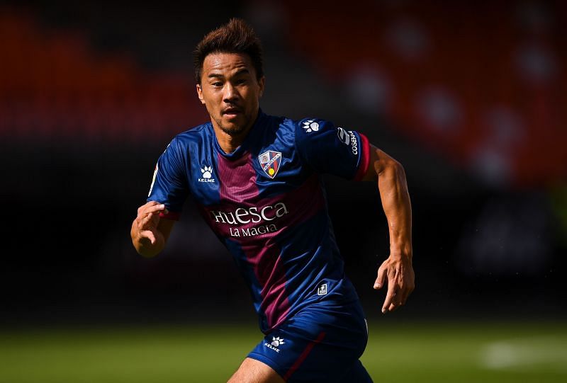 SD Huesca striker Shinji Okazaki - La Liga Santander