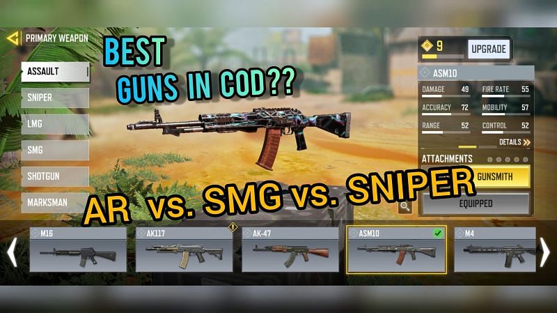 What Are The Best Guns In COD Mobile?