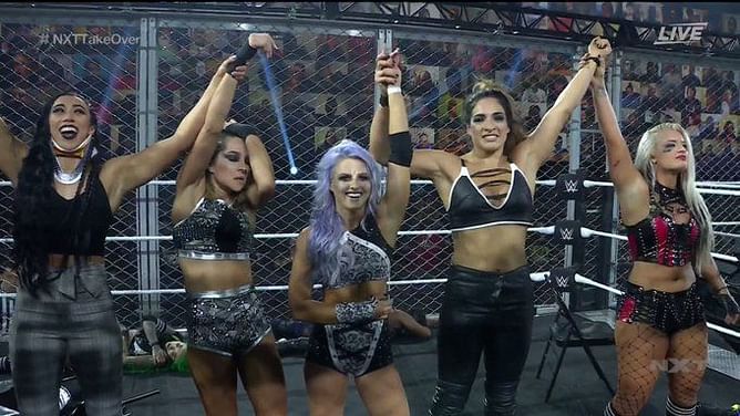 Candice LeRae's team wins brutal Women's WarGames match at NXT TakeOver