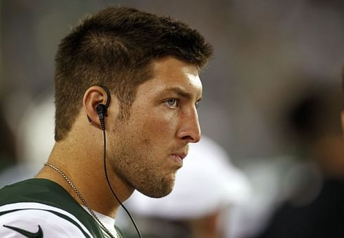 Tim Tebow with the New York Jets