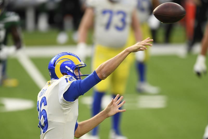 Los Angeles Rams' QB Jared Goff came under fire for avoiding contact.