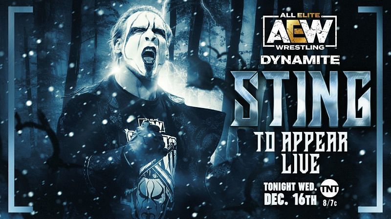 Sting will be on AEW Dynamite tonight