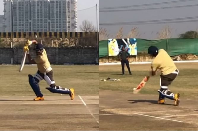 "Back at it" - Suresh Raina plays trademark shots in UP net session [Watch]