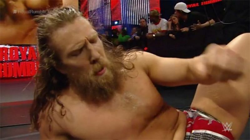 Daniel Bryan&#039;s reaction to being eliminated in 2015