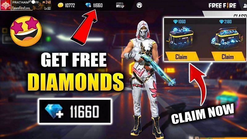 Free Fire Diamonds (Image via FireEyes Gaming YT)