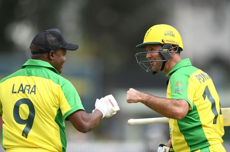 Ricky Ponting and Brian Lara were in the commentary box together on Thursday