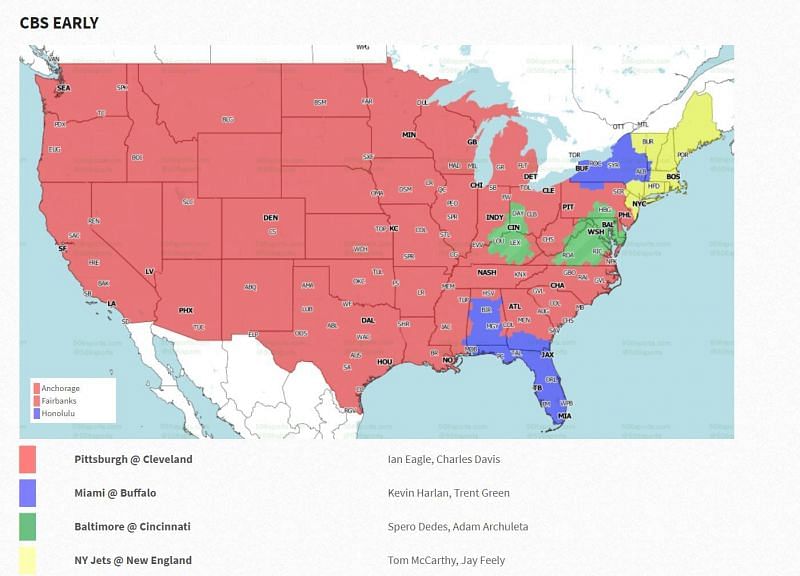 Nfl Coverage Map Week 17 2024 Live Randi Carolynn